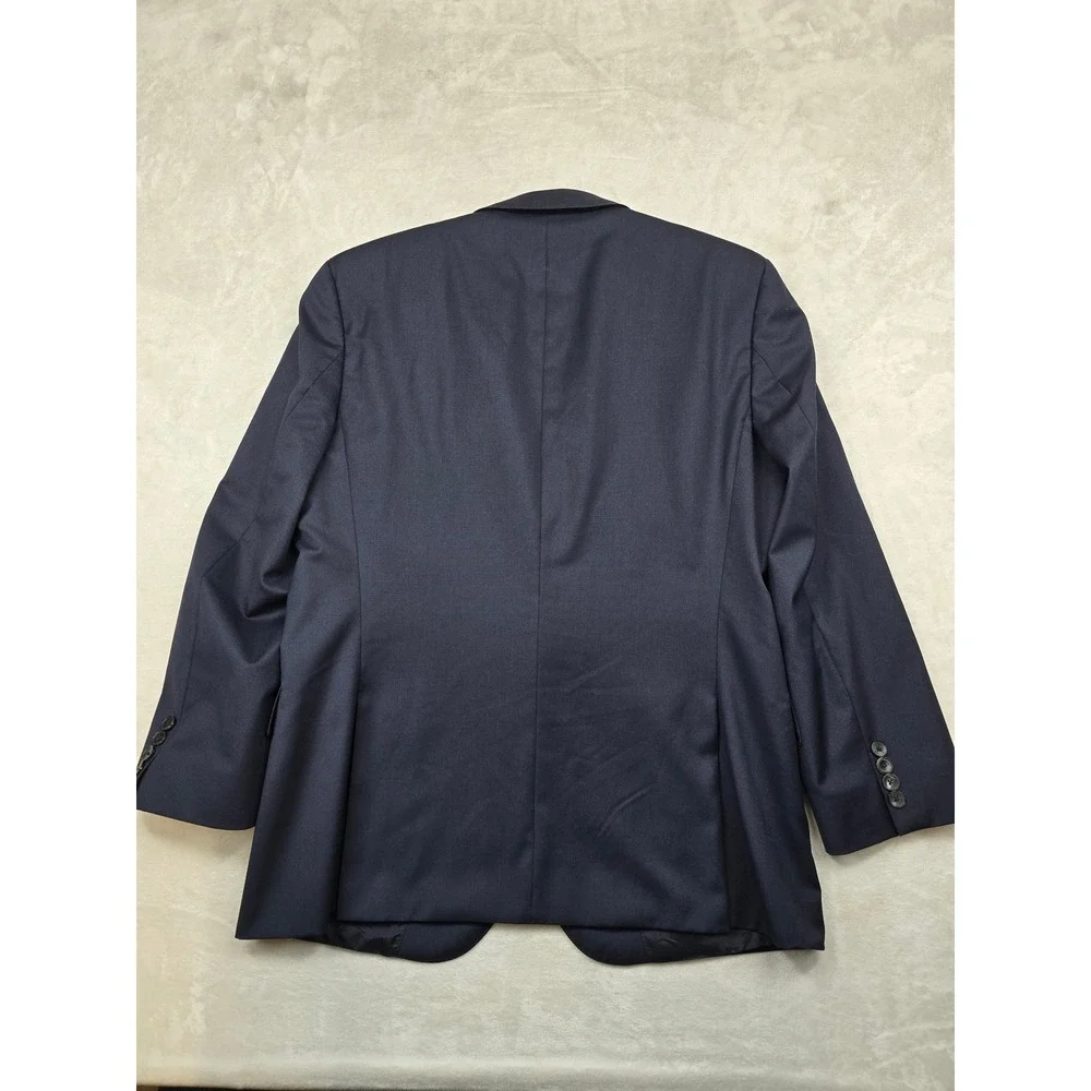 Hugo Boss‎ Blazer Mens 42S Navy Blue Virgin Wool Guabello Super 120 Sport Coat